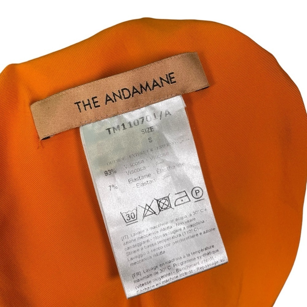 The Andamane Jasmine Halter Top in Orange Size S - Picture 6 of 7